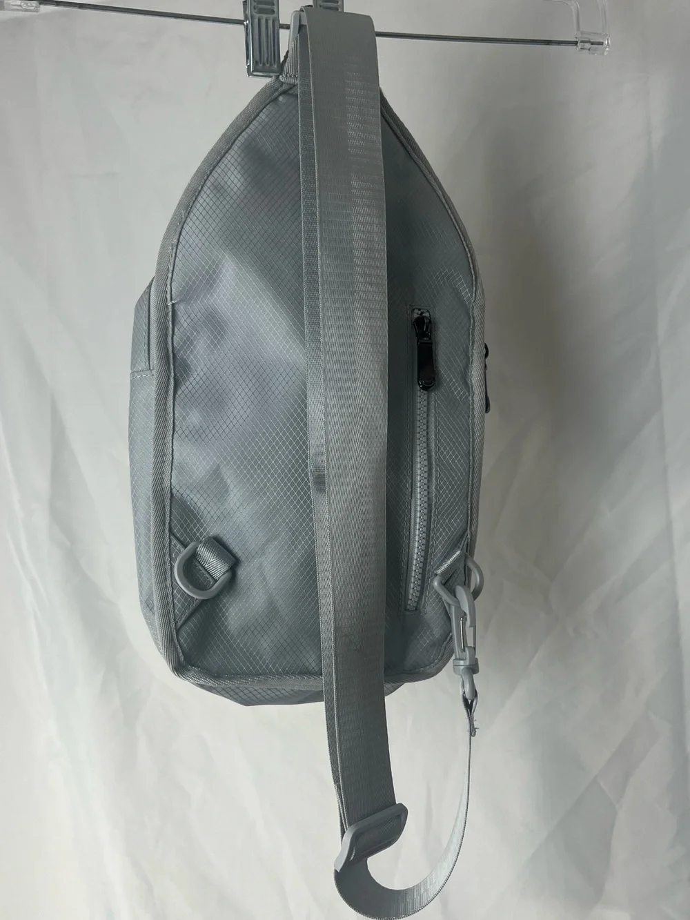 True Religion Yeta 2.0 Sling Bag, silver/gray colorway